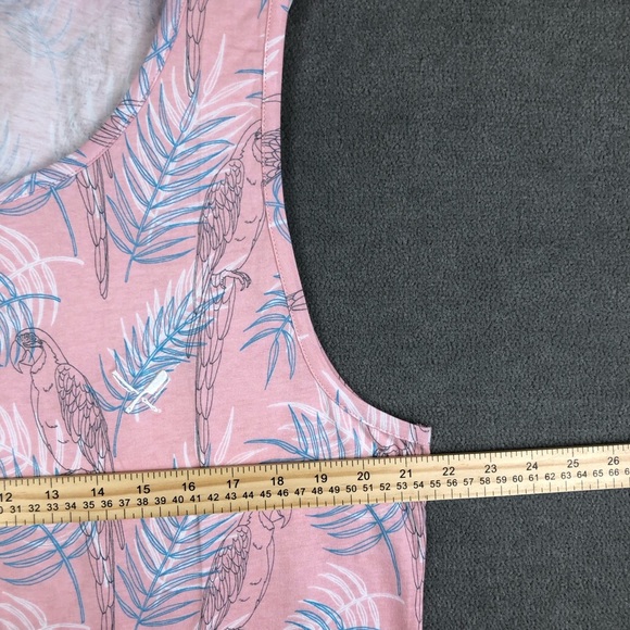 Distorted people parrot sleeveless tank top mauve gray size XXL - Picture 7 of 8